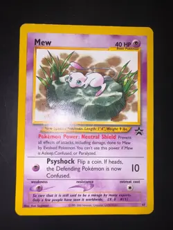 Pokemon Mew Card 47 Promo Black Star Wizards of the Coast ENG - Image 2