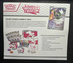 Pokemon Scarlet Violet White Flare Elite Trainer Box (ETB) New Sealed - Tear - Image 3