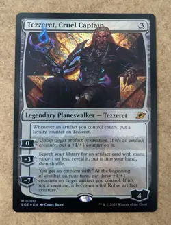 Foil* Tezzeret, Cruel Captain Edge of Eternities - NM MTG - Image 1