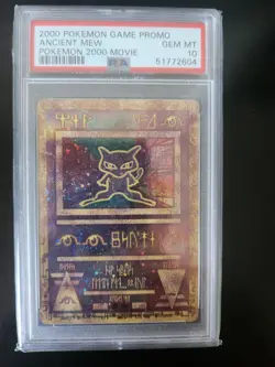Pokemon TCG Ancient Mew Holo Rare PSA 10, 2000 Movie Promo - Image 1