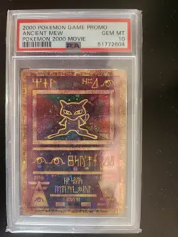 Pokemon TCG Ancient Mew Holo Rare PSA 10, 2000 Movie Promo - Image 5
