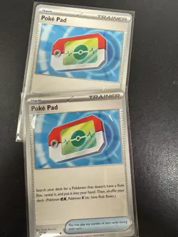 Pokemon TCG x4 Regular Pokepad + 1 Holo Pokemon Cards Perfect Order NM 081/088 - Image 4
