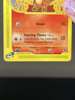 Pokemon Charmander 98/165 Expedition LP 2002 WotC Vintage E-Reader Card Regular - Image 5