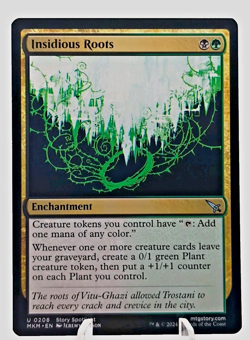 Insidious Roots 0208-Murders at Karlov Manor MTG-Regular Uncommon-Magic 2024 NM - Image 3