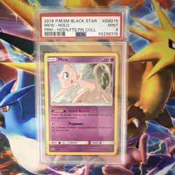 Pokemon TCG 2019 Mew SM215 SM Black Star Promo Holo PSA 9 - Image 1