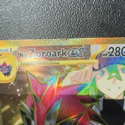 Pokemon N's Zoroark ex 189/159 Journey Together Hyper Rare Holo- see description - Image 2