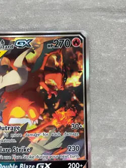 2019 Pokemon Reshiram & Charizard Tag Team GX Black Star Promo Holo TCG # SM201 - Image 3