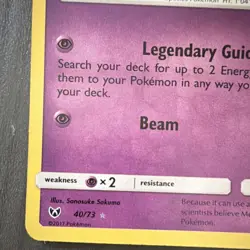 The Pokemon Company Shining Mew Shining Legends Shiny Holo Rare 40/73 30 HP - Image 4