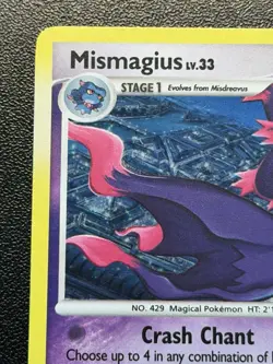 2008 Pokemon Stormfront Mismagius Lv.33 7/100 Holo Rare - Image 2
