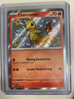 Shiny Charmander 109/091 - Pokemon TCG Paldean Fates - Image 3