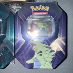 Pokemon TCG Triple Whammy Tyranitar, Darkrai, Slaking Tins (6 Sealed Tins) - Image 3