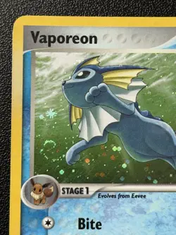 Pokemon Vaporeon 6/17 POP Series 3 Holo SWIRL - Image 5