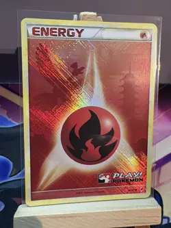 2011 POKEMON CALL OF LEGENDS HO-OH FIRE ENERGY 89/95 PLAY! STAMPED HOLO (NM) - Image 1