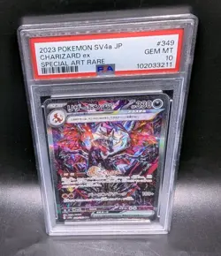 Charizard ex 349/190 Sv4a Shiny Treasure Ex POKEMON Holo Japanese PSA GEM MT 10 - Image 3
