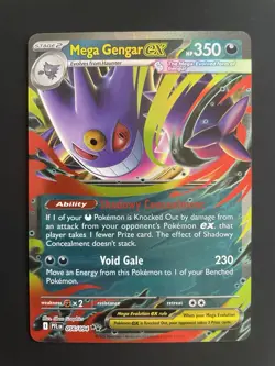 Pokemon TCG Mega Gengar ex ME02: Phantasmal Flames Double Rare 56/94 Near Mint - Image 1