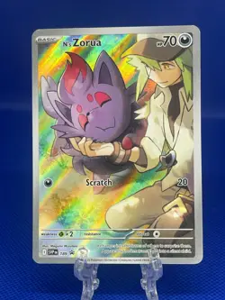 Pokemon TCG N's Zorua SVP 189 Journey Together Black Star Promo SVP189 2025 NM - Image 1