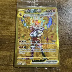Cinderace EX 163 Black Star Promo Scarlet & Violet SVP Sealed Pokemon - Image 1