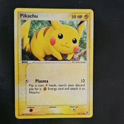 Pokemon Pikachu 74/112 EX FireRed & LeafGreen Reverse Holo 2004 - Image 1