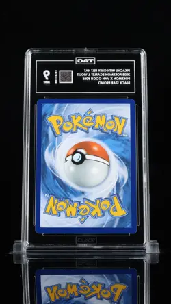 Pokemon Pikachu Van Gogh Full Art Promo SVP en 085 TAG 9 Mint Grey Felt Hat 944 - Image 2