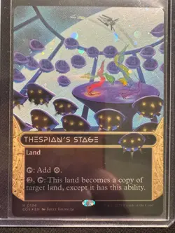 Thespian's Stage (0134) (Borderless) (Galaxy Foil) - NM - MTG - EOS - Image 1
