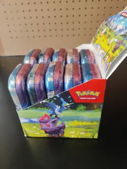 10x Pokemon TCG Ascended Heroes Mini Tins Sealed - With Display Case (Sealed) - Image 2