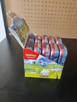 10x Pokemon TCG Ascended Heroes Mini Tins Sealed - With Display Case (Sealed) - Image 4