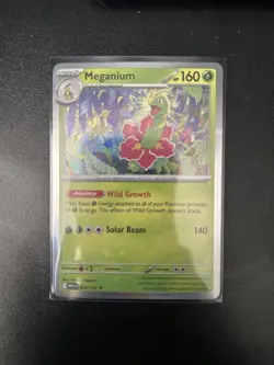 Pokemon TCG Meganium 10/132 Mega Evolution ME1 Holo NM - Image 1