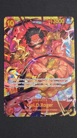 Gol D Roger OP09-118 SEC Secret Rare Emperors In The New World One Piece NM - Image 1