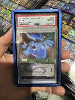 Disney Lorcana 💫 Genie On the Job First Chapter # 209/204 Enchanted PSA 10 - Image 1