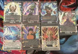 Dragon Ball Super Card Game Dual Evolution FB09 SR x 7 - Image 1