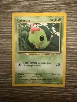 Pokemon Card TCG: Caterpie 53/75 - Neo Discovery - Image 1