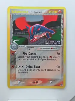 Salamence ex (Delta Species) 2005 14/113 Holo Rare EX 110 HP Pokemon Card - Image 2
