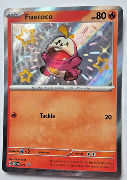 Fuecoco 079 SV Scarlet & Violet Black Star Promo Holo NM Pokemon Card - Image 1