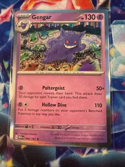 Pokemon TCG Gengar 151 Holo Rare Scarlet & Violet Card 094/165 - Image 1