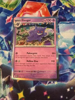 Pokemon TCG Gengar 151 Holo Rare Scarlet & Violet Card 094/165 - Image 2