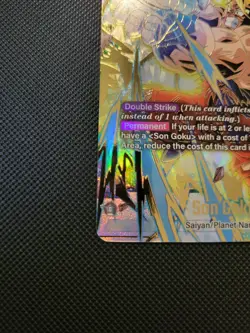 Bandai Dragon Ball Super Card Game Son Goku FB05-119 SCR Holo Battle Card - Image 5