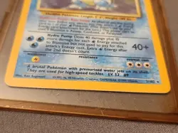 Holo Blastoise Pokemon 2/102 1999 Original No Folds,clean Mint Card In Sleeve - Image 5