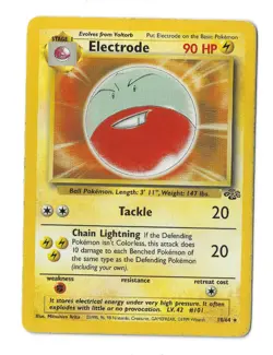 Electrode 18/64 Jungle NH Rare Pokemon Card WOTC 1999 - Image 2