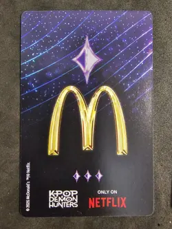 RUMI - Huntrix/Demon Card - KPop Demon Hunter - Holographic - Mcdonald's SSP - Image 2