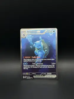 Pokemon TCG: Blastoise ex 200/165 Scarlet & Violet 151 Special Illustration Rare - Image 1