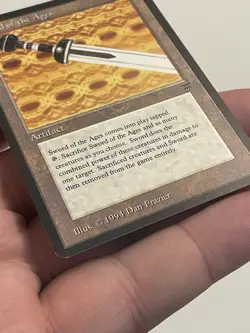 English Sword of The Ages Legends MTG Magic The Gathering Trading Card LP - Image 4