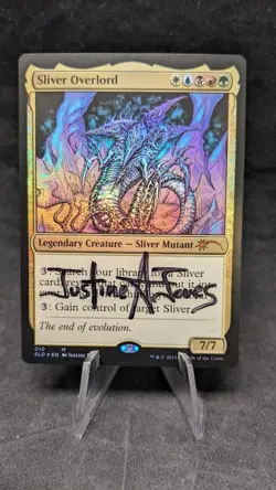Sliver Overlord FOIL-MTG Magic the Gathering Secret Lair Drop-Signed by Artist B - Image 1