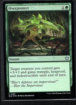Overprotect U Bloomburrow 185 NM Foil - Image 1