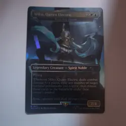 Miku, Queen Electric Secret Lair Foil Hatsune Miku MTG NM Brago, King Eternal - Image 1