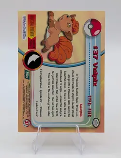 Topps Pokemon Series 1 Non-Holo: Vulpix #37 - NM - Image 2