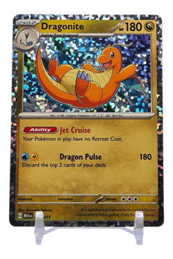 Dragonite 012/015 Promo 2024 Rare Cosmos Holo Pokemon Card NM - Image 1