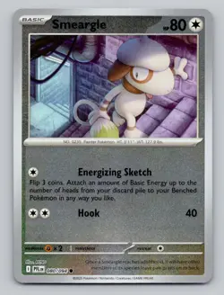 Reverse Holo Smeargle 080/094 Common Phantasmal Flames Pokemon - Image 1