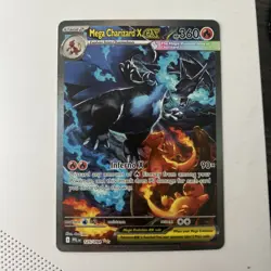 Pokemon Mega Charizard x EX 125/094 Me02: Phantasmal Flames Holo NM - Image 1