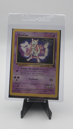 Pokemon Mewtwo Kids WB Promo Regular 3 Wizards Ken Sugimori HP 70 TCG 1999 - Image 1