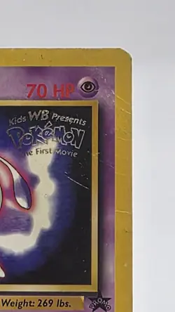 Pokemon Mewtwo Kids WB Promo Regular 3 Wizards Ken Sugimori HP 70 TCG 1999 - Image 3